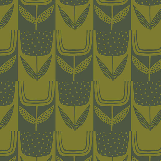 Perennial - Patchwork Tulips - Green