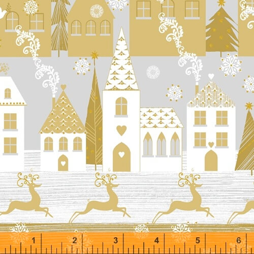 Holiday Village - Metallic - Gold