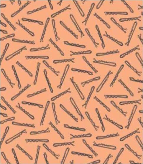 Love is in the Hair - Bobby Pins - Peach