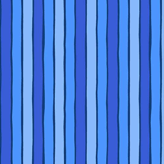 Spaced Out - Stripe - Blue