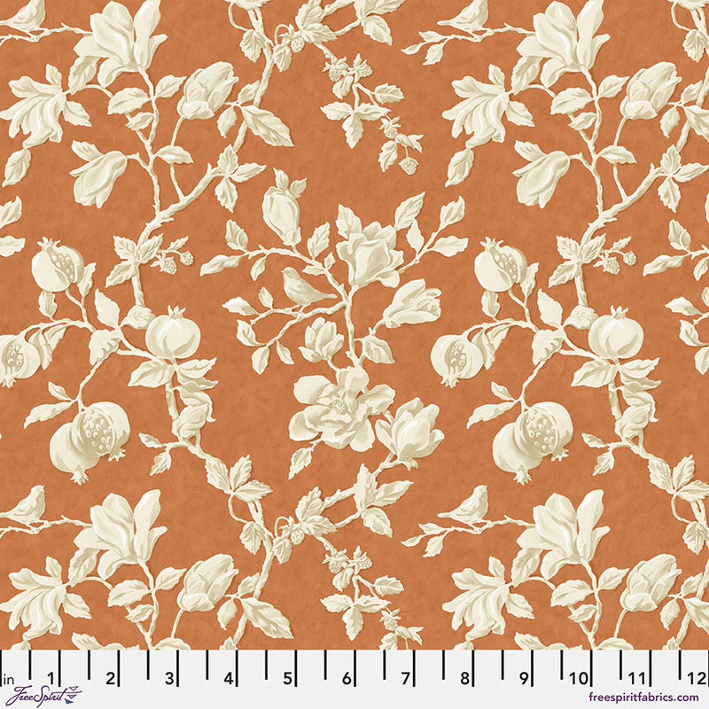 Woodland Blooms - Magnolia & Pomegranate - Russet