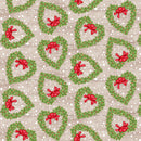 Snow Place Like Home - Tossed Wreaths - Light Brown (Flannel)