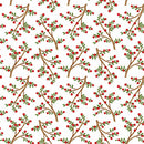 Snow Place Like Home - Tossed Berries - White (Flannel)