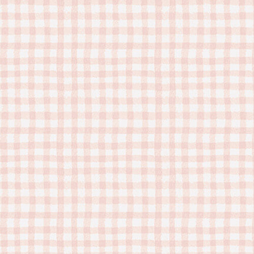 You Are Loved - Small Check - Pink/White