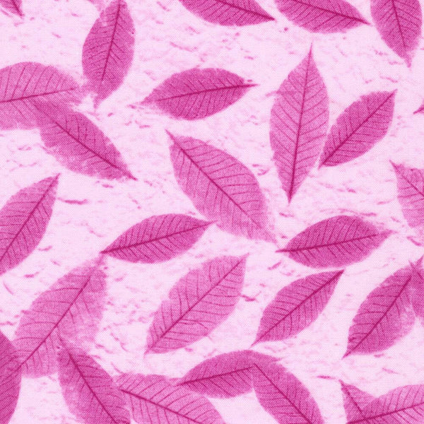 Flowerhouse - Natural Textures - Pink Leaves