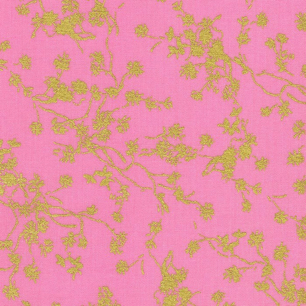 Rosette - Metallic Branches - Pink