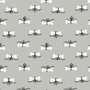 Furry & Bright - Bones - Gray