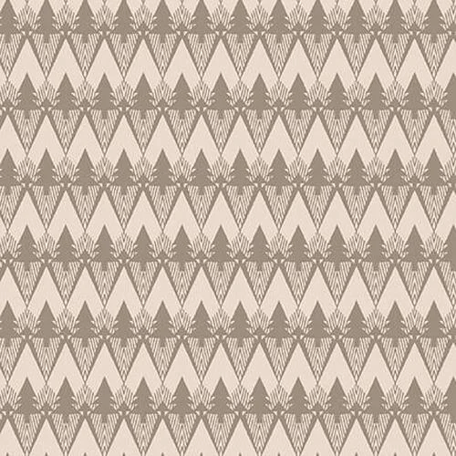 Folk Art Flannel - Mountain Texture - Cream