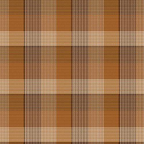 Folk Art Flannel - New Plaid - Russet