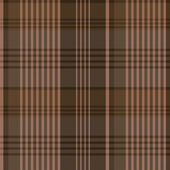 Cherry Blossoms Yarn Dyes - Tartan Plaid - Brown & Pink