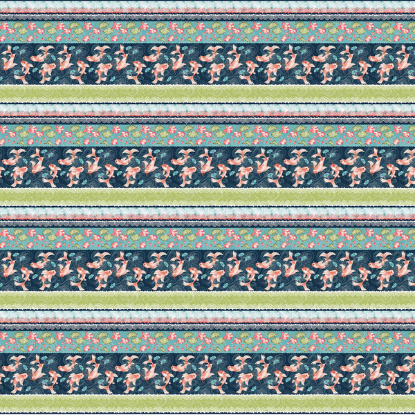 Koi Garden - Border Stripe