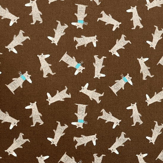 Patchwork Pals - Dapper Dogs - Brown