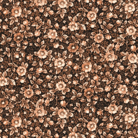 Garden Toile - Vintage Floral - Amber