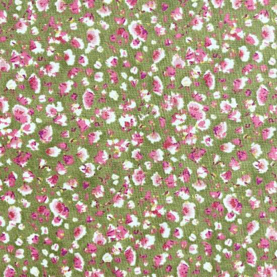 Peony Blossom - Tiny Flowers - Green
