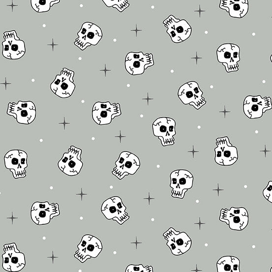 Creature Feature - Skulls - Gray