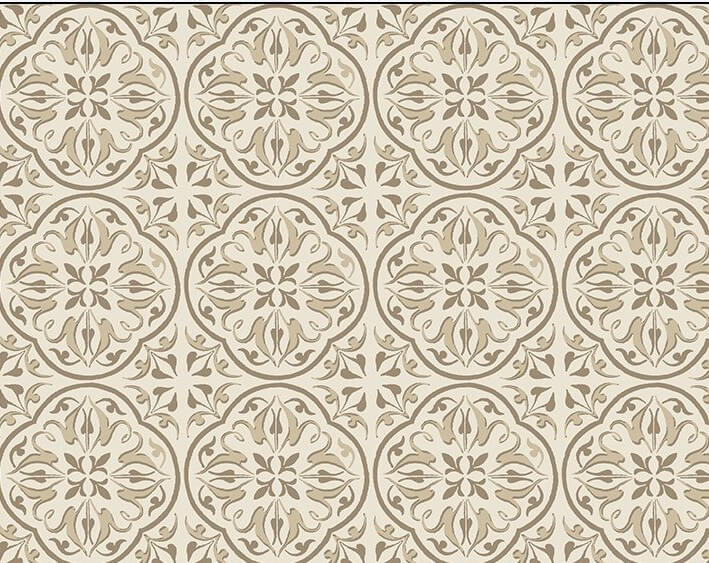 Paper Petals - Scrollwork - Cream