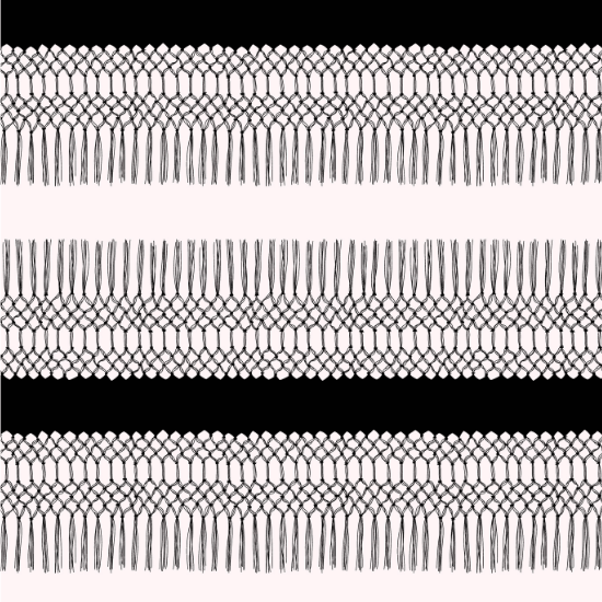 Oracle - Fringes - Black (Eye Candy Quilts)