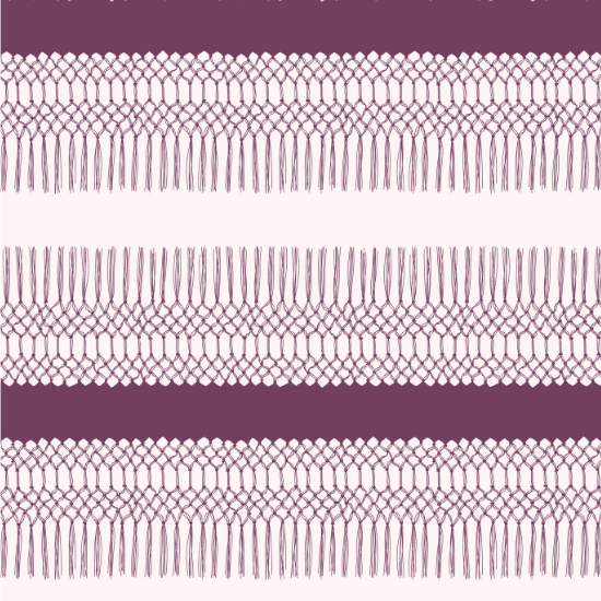 Oracle - Fringes - Purple (Eye Candy Quilts)
