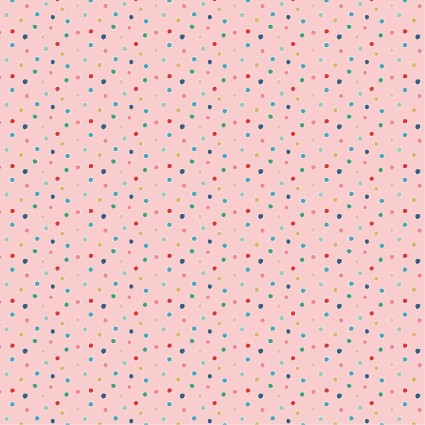 Oh What Fun - Snow Dots (Pink)