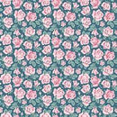 Delightful Department Store - Carol's Roses - Teal