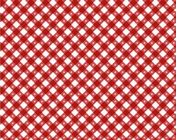 Gingham Picnic - Napkin Red