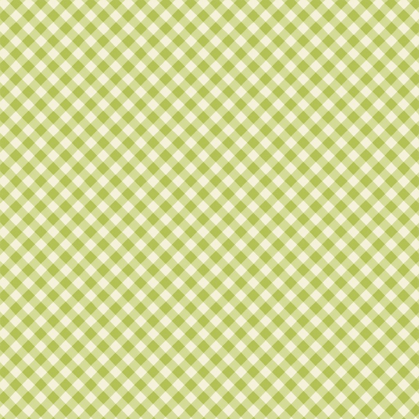 Gingham Picnic - Grass Green