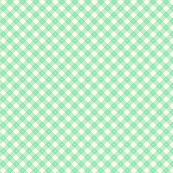 Gingham Picnic - Cool Pool Mint
