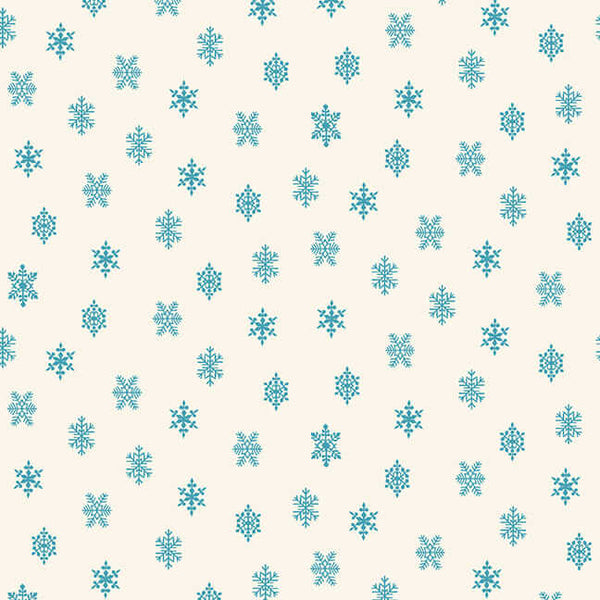 Winter in Snowtown - Snowflakes - Cream