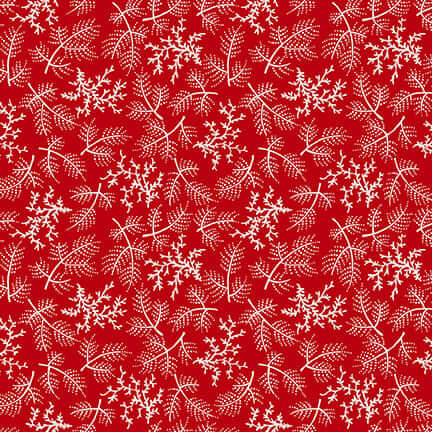Winter in Snowtown - Tree Vines - Red