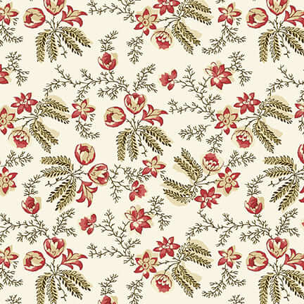 Bucklebury Chintz - Calico Sprays - Cream