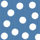 Welcome Winter - Fuzzy Dot on Knit Ground - Blue