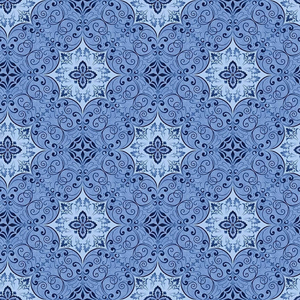 American Pride - Foulard Tiles - Light Blue