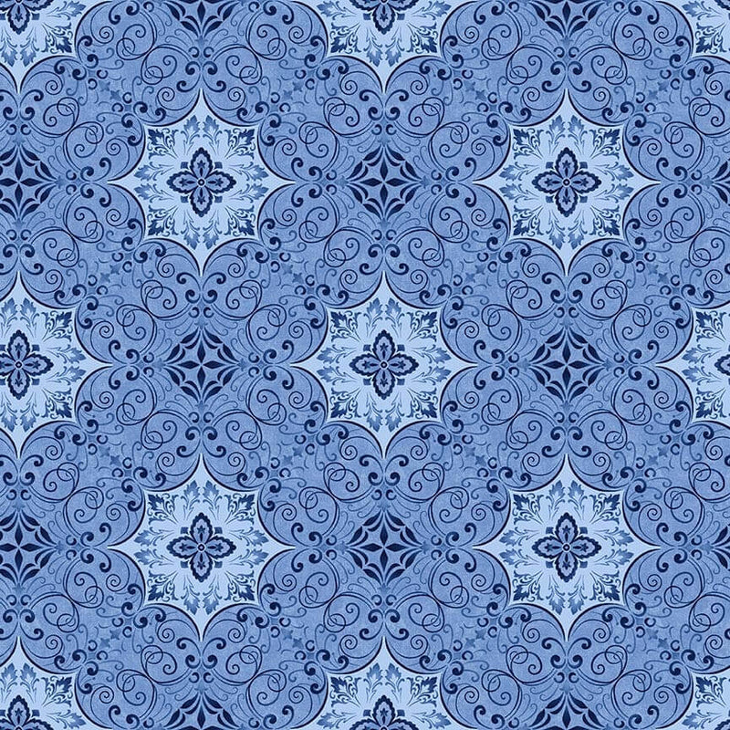 American Pride - Foulard Tiles - Light Blue