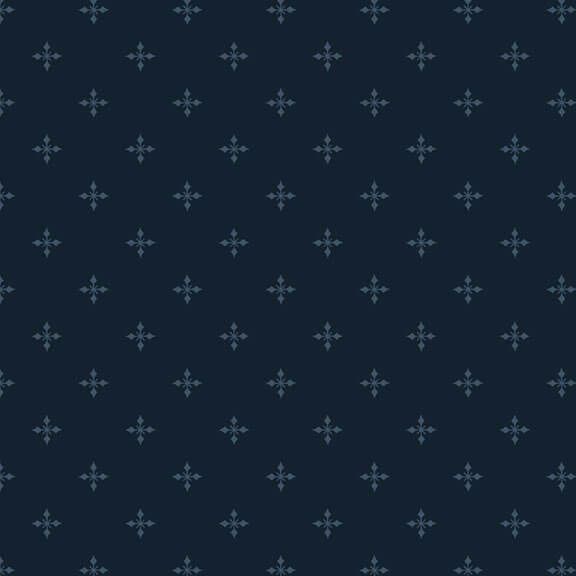 Bentley's Snowflakes - Sparkle - Navy