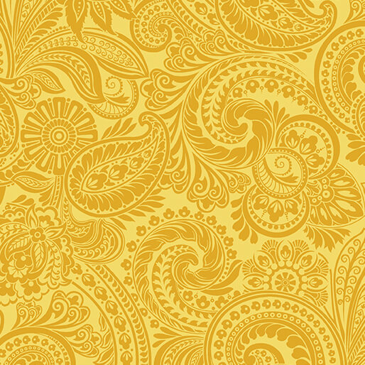 Flower Festival II - Paisley (Lemon)