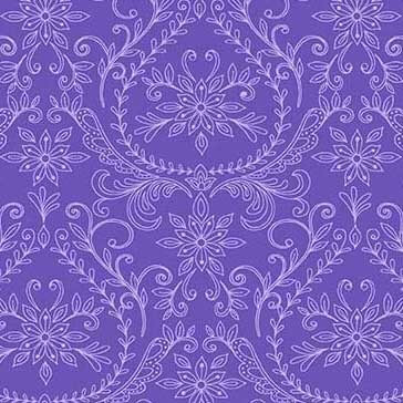 Elephant Cavalcade - Vignettes - Purple