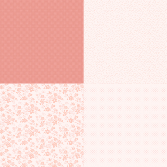 Sweet 16 - Fat Quarter Panel - Pink