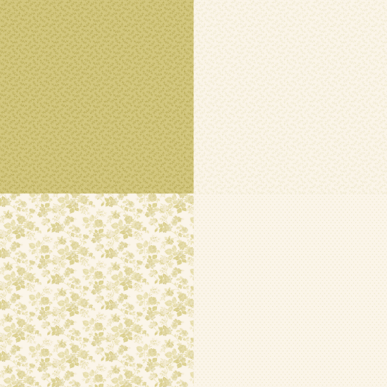 Sweet 16 - Fat Quarter Panel - Sage