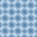Bluesette - Tile Medallion - Light Blue