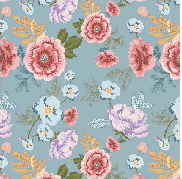 Nature Sings - Rose Garden - Blue