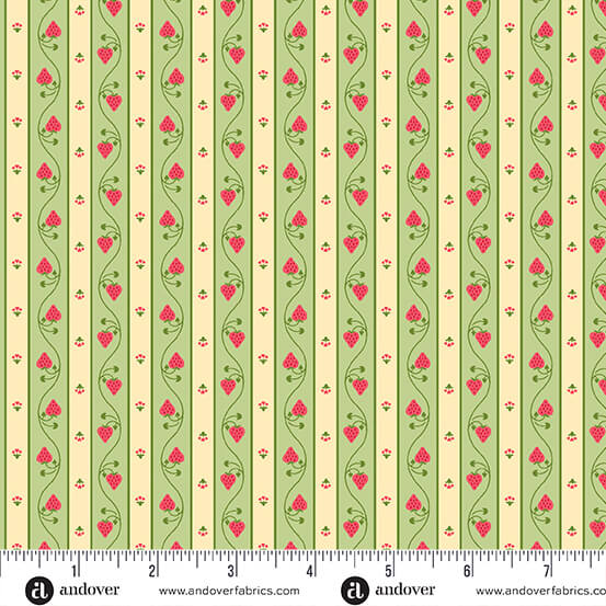 Strawberry Honey - Stripe - Green