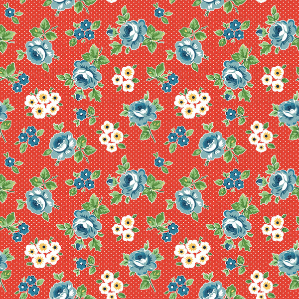 Flower Market - Hand Picked - Red