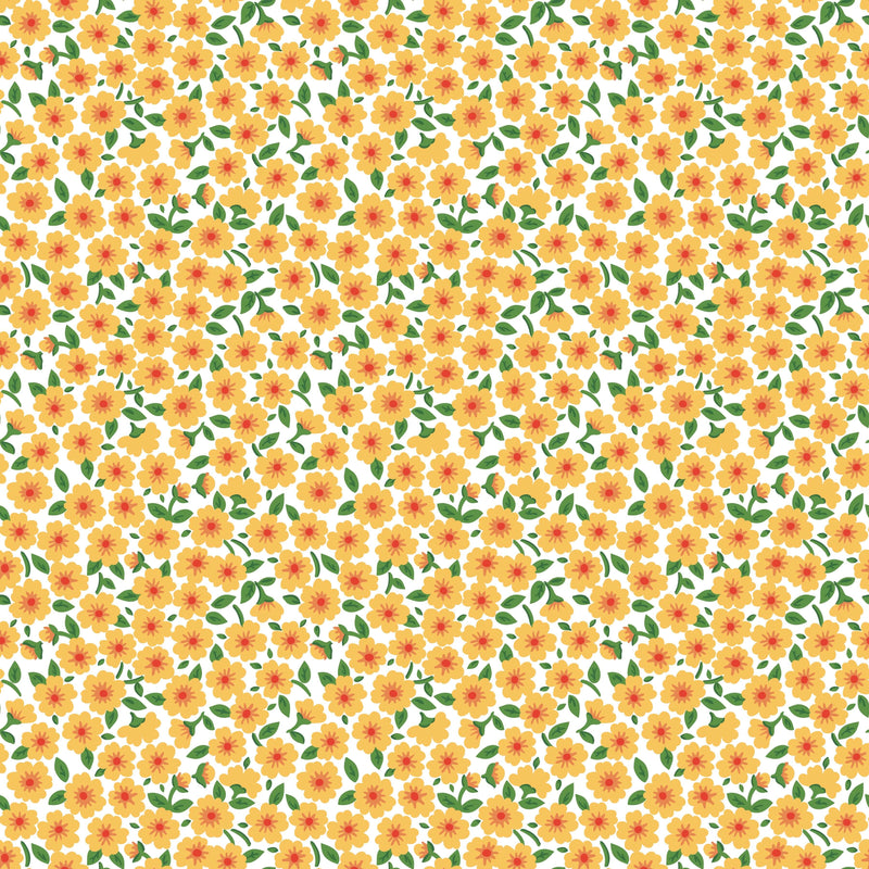 Flower Market - Forget Me Nots - Yellow
