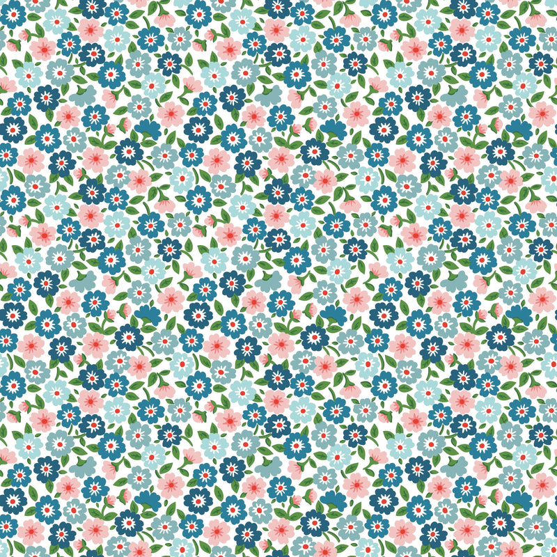 Flower Market - Forget Me Nots - Blue