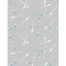 Lake Retreat - Oar Toss - Gray