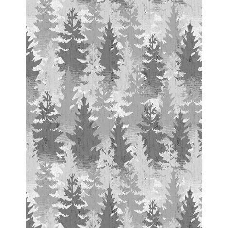 Lake Retreat - Packed Trees - Gray