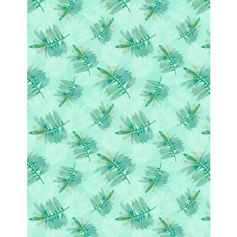 Underwater Wonders - Leaf Toss - Green