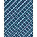 Underwater Wonders - Diagonal Stripe - Deep Blue