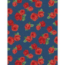 Summertime Daydream - Florals All Over - Navy