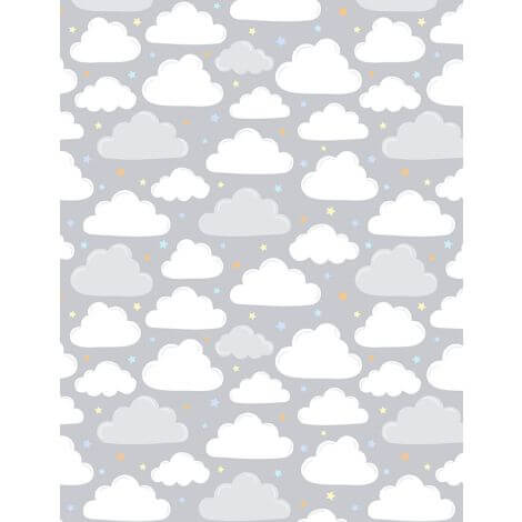 Baby's Adventure - Clouds - Gray